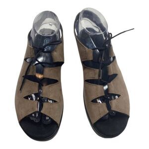 Wolky Kite Lace-Up‎ Sandals Fixed Footbed Women’s Comfort Shoes Size EU 40